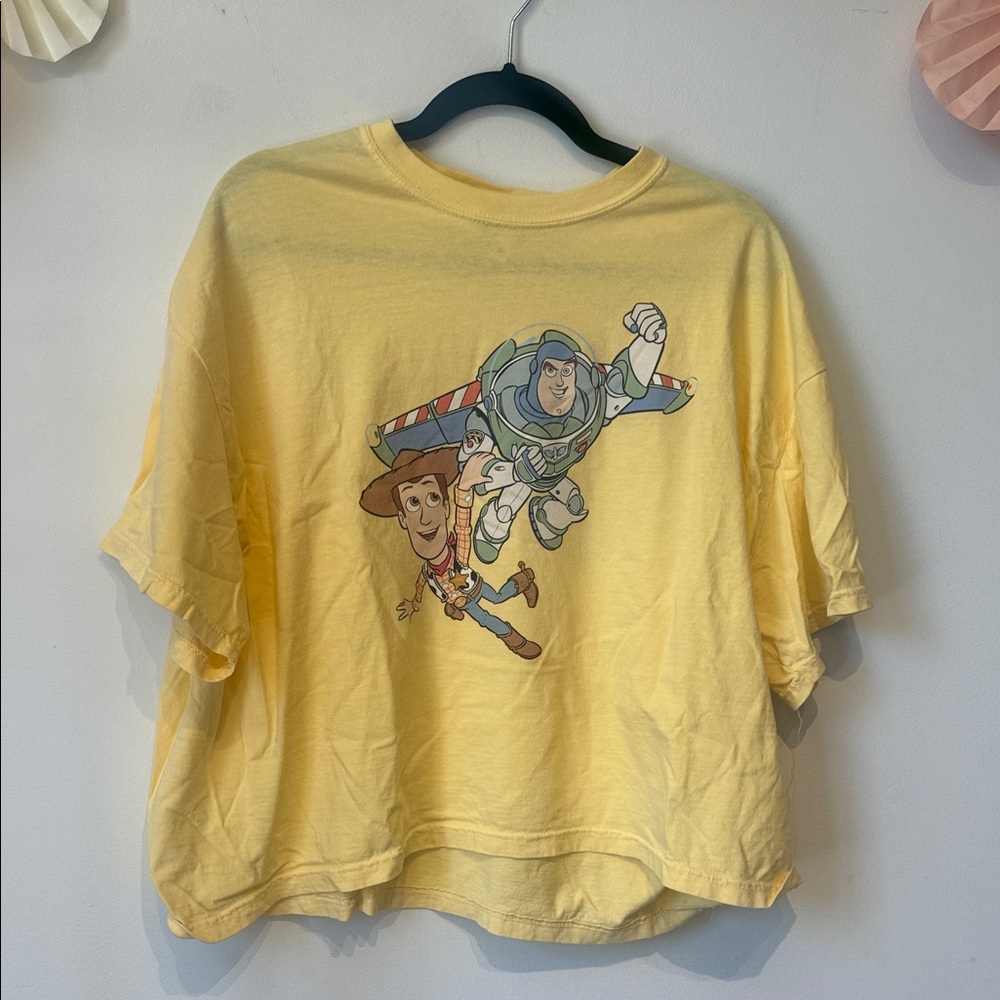 Comfort colors buzz light year and woody tee 2x